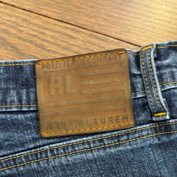 Ralph Lauren Dark Blue Denim Jeans - Picture 2 of 6